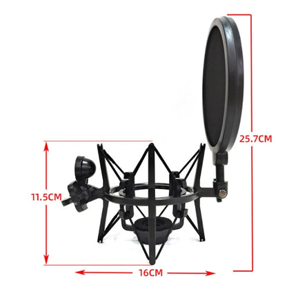 SH-100 Live Microphone ABS ขายึดกันกระแทก, SH-100