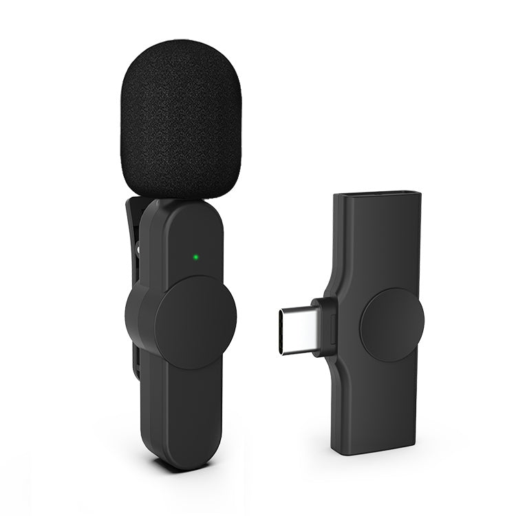 EP033T ไมโครโฟนวิทยุไร้สายแบบหนีบเสื้ออินเทอร์เฟซ USB-C / Type-C, EP033T Type-C