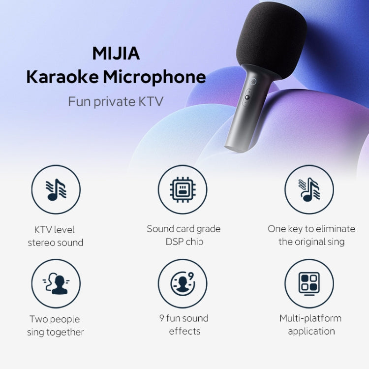 Original Xiaomi Mijia Bluetooth 5.1 สเตอริโอลดเสียงรบกวนไมโครโฟนคาราโอเกะ