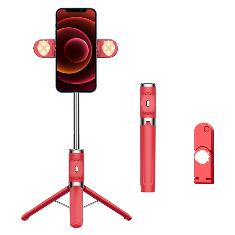 บลูทูธรีโมทคอนโทรล Dual Fill Light ขาตั้งกล้อง Selfie Stick, Dual Fill Light (Black), Dual Fill Light (Green), Dual Fill Light (Red), Dual Fill Light (Yellow)