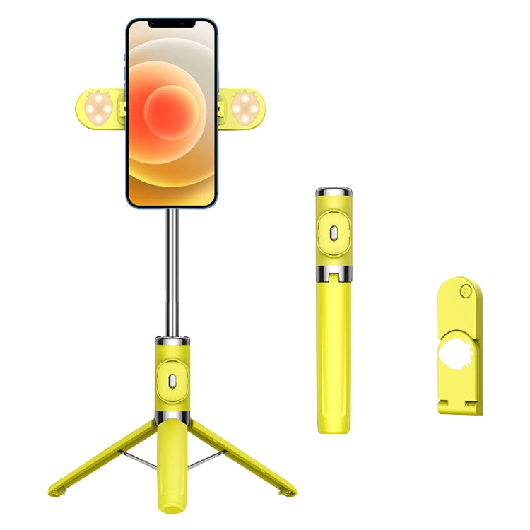 บลูทูธรีโมทคอนโทรล Dual Fill Light ขาตั้งกล้อง Selfie Stick, Dual Fill Light (Black), Dual Fill Light (Green), Dual Fill Light (Red), Dual Fill Light (Yellow)