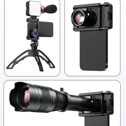 APEXEL F001 มัลติฟังก์ชั่นมือถือโคลงแท่นขุดเจาะเลนส์คลิปโทรศัพท์