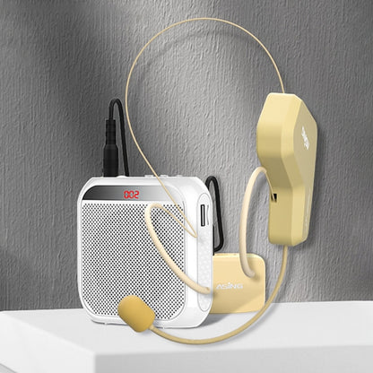 ASiNG WM03 2.4G ไมโครโฟนไร้สายชุดหูฟังไมโครโฟนลำโพงบลูทูธชุด, WM03 Black, WM03 White
