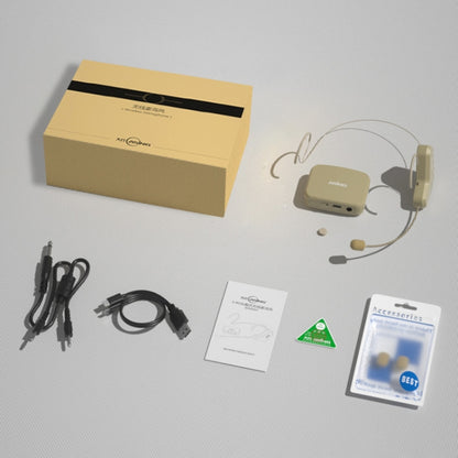 ASiNG WM03 2.4G ไมโครโฟนไร้สายชุดหูฟังไมโครโฟนลำโพงบลูทูธชุด, WM03 Black, WM03 White