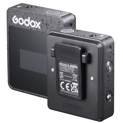 Godox MoveLink II M2 ระบบไมโครโฟนไร้สายแบบหนีบเสื้อพร้อมเครื่องส่งสัญญาณ 2 ตัวและตัวรับสัญญาณ 1 ตัวสำหรับกล้อง DSLR และกล้องวิดีโอ, MoveLink II M2