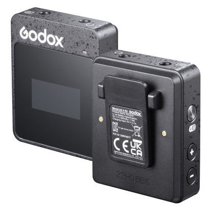 Godox MoveLink II M2 ระบบไมโครโฟนไร้สายแบบหนีบเสื้อพร้อมเครื่องส่งสัญญาณ 2 ตัวและตัวรับสัญญาณ 1 ตัวสำหรับกล้อง DSLR และกล้องวิดีโอ, MoveLink II M2