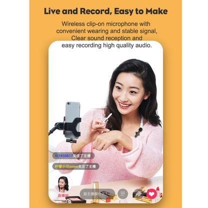อินเทอร์เฟซ Type-C / USB-C ไมโครโฟนแบบหนีบเสื้อไร้สายถ่ายทอดสด, Type-C