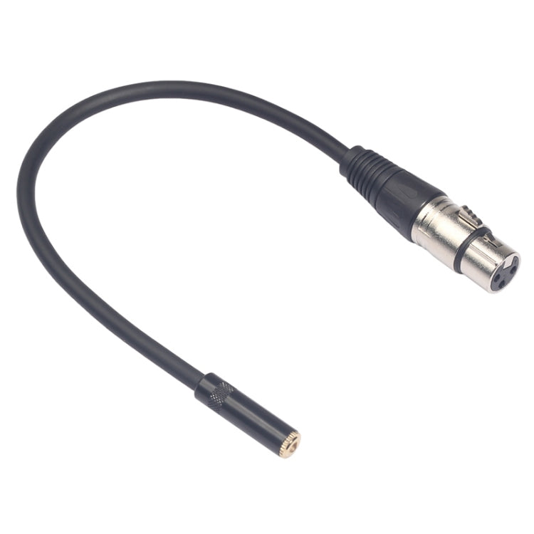 TC227K18-03 สายสัญญาณเสียงตัวเมียถึง XLR ขนาด 3.5 มม. ความยาว: 0.3 ม., 3.5mm Female to XLR Female