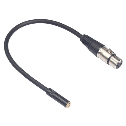 TC227K18-03 สายสัญญาณเสียงตัวเมียถึง XLR ขนาด 3.5 มม. ความยาว: 0.3 ม., 3.5mm Female to XLR Female