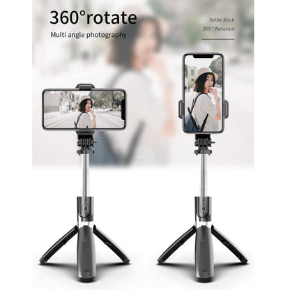 L02 100 ซม. มัลติฟังก์ชั่นปรับ Bluetooth Self-timer Pole ขาตั้ง Selfie Stick