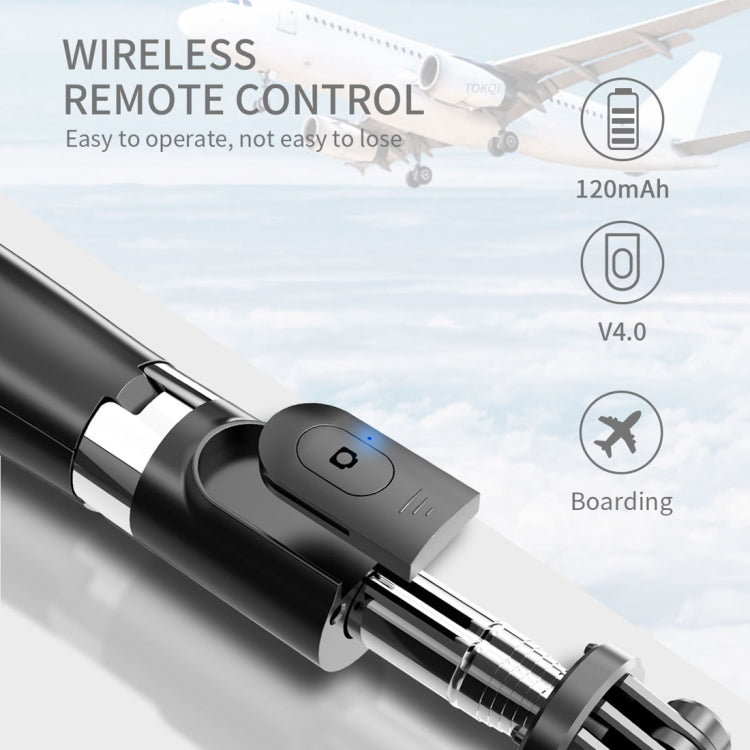 L02 100 ซม. มัลติฟังก์ชั่นปรับ Bluetooth Self-timer Pole ขาตั้ง Selfie Stick