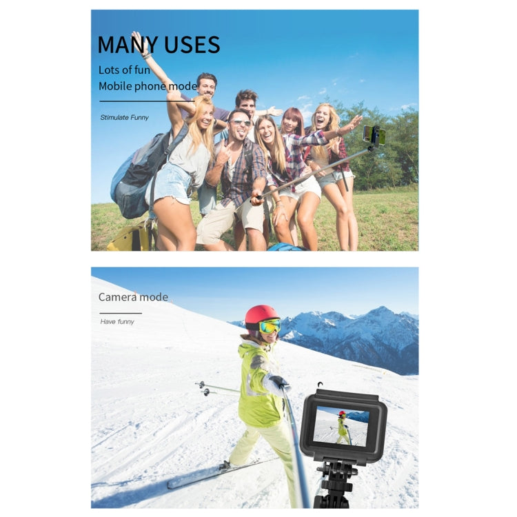 L02 100 ซม. มัลติฟังก์ชั่นปรับ Bluetooth Self-timer Pole ขาตั้ง Selfie Stick