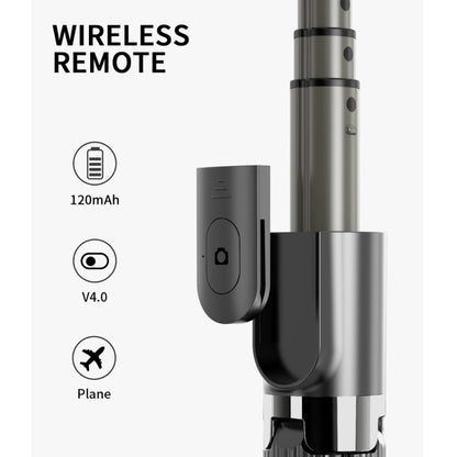 L08 ไม้กันสั่นแบบปรับได้ปรับเสถียร Bluetooth Self-timer Pole ขาตั้ง ไม้เซลฟี่