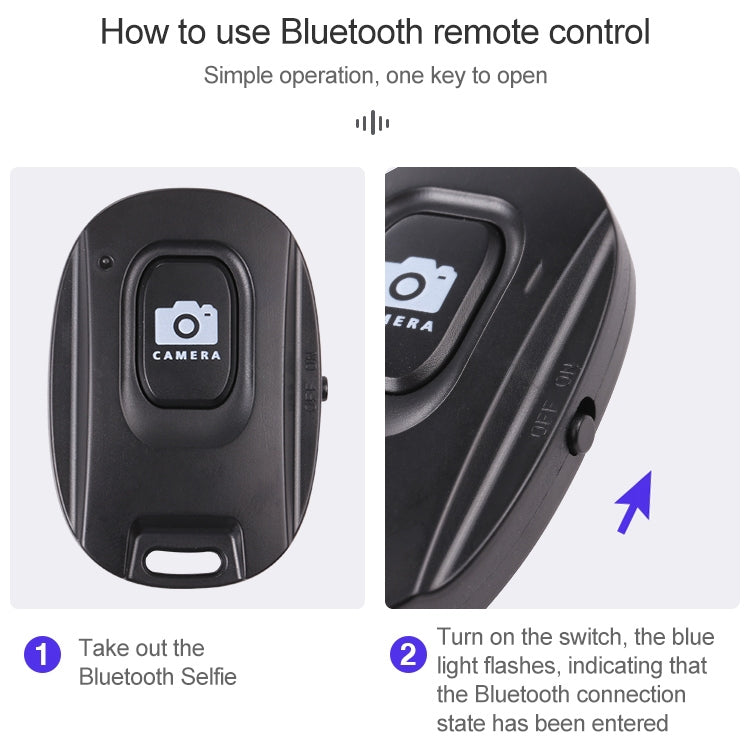 เซลฟี่ด้วยปุ่มเดียว Bluetooth ไร้สาย, One-button