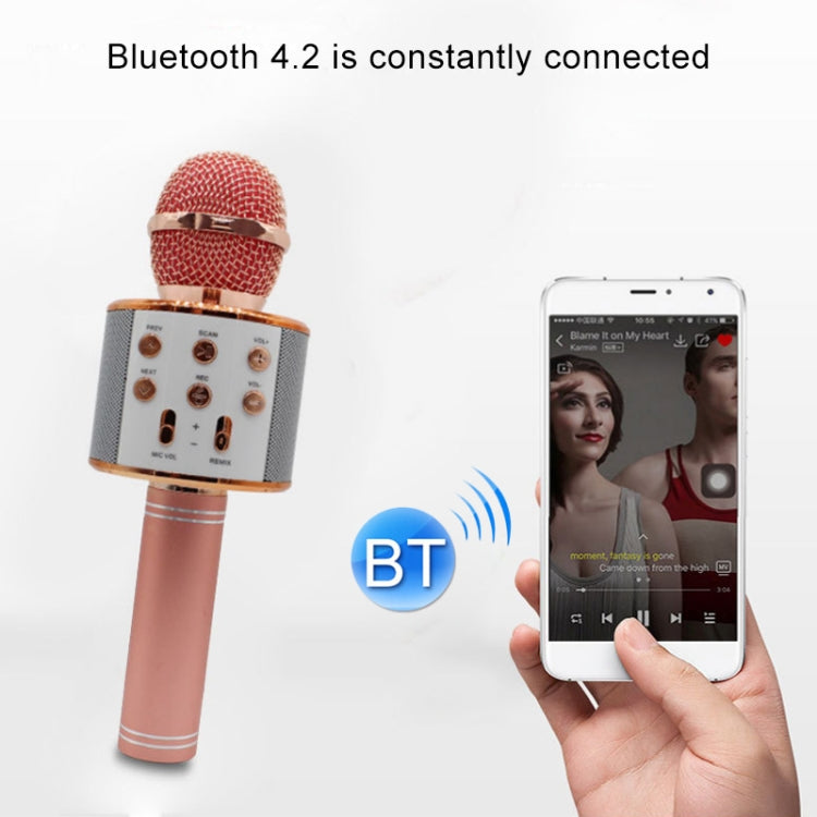 สำหรับโน้ตบุ๊ก, พีซี, ลำโพง, หูฟัง, iPad, iPhone, Galaxy, Huawei, Xiaomi, LG, HTC และสมาร์ทโฟนอื่นๆ, WS-858 (Black), WS-858 (Pink), WS-858 (Gold), WS-858 (Blue), WS-858 (Rose Gold), WS-858 (Silver)