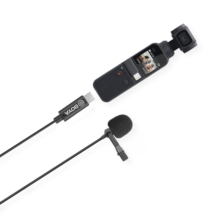 BOYA BY-M3-OP สำหรับ DJI OSMO Pocket Clip-on Digital Lavalier ไมโครโฟน, BY-M3-OP