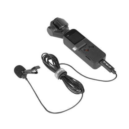 BOYA BY-M3-OP สำหรับ DJI OSMO Pocket Clip-on Digital Lavalier ไมโครโฟน, BY-M3-OP