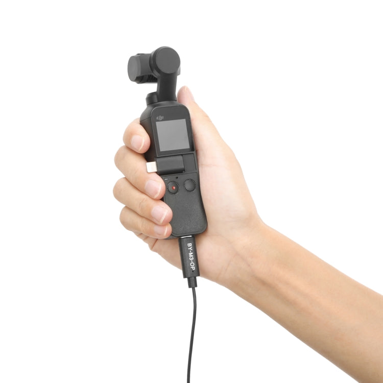 BOYA BY-M3-OP สำหรับ DJI OSMO Pocket Clip-on Digital Lavalier ไมโครโฟน, BY-M3-OP