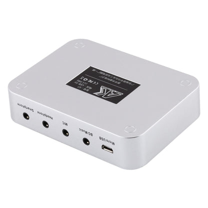 X7 Live Broadcast Audio ชุดหูฟัง USB ไมโครโฟน Webcast Entertainment Streamer การ์ดเสียงสำหรับโทรศัพท์, คอมพิวเตอร์พีซี