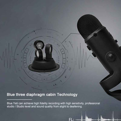ไมโครโฟนคอนเดนเซอร์ USB Logitech Blue Yeti, Blue Yeti(Black), Blue Yeti(Blue), Blue Yeti(Silver)