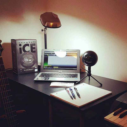 ไมโครโฟนบันทึกจุดยึดคอนเดนเซอร์ USB ของ Logitech Blue Snowball-ice, Blue Snowball-ice