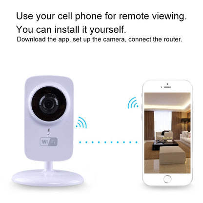 JD-C8310-S1 1.0MP กล้อง IP ไร้สาย Wifi อัจฉริยะแบบสองทางเสียง 1.0MP รองรับการตรวจจับการเคลื่อนไหวและการมองเห็นกลางคืนแบบอินฟราเรด, JD-C8310-S1