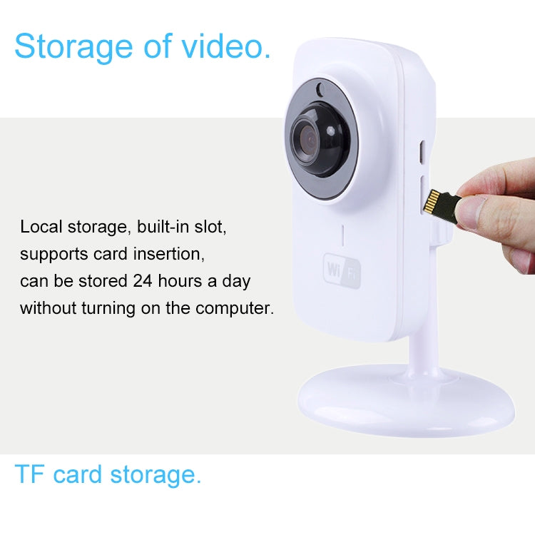 JD-C8310-S1 1.0MP กล้อง IP ไร้สาย Wifi อัจฉริยะแบบสองทางเสียง 1.0MP รองรับการตรวจจับการเคลื่อนไหวและการมองเห็นกลางคืนแบบอินฟราเรด, JD-C8310-S1