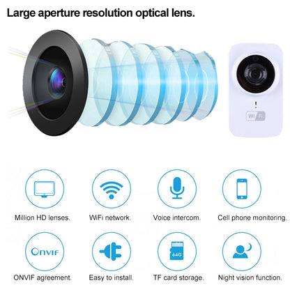 JD-C8310-S1 1.0MP กล้อง IP ไร้สาย Wifi อัจฉริยะแบบสองทางเสียง 1.0MP รองรับการตรวจจับการเคลื่อนไหวและการมองเห็นกลางคืนแบบอินฟราเรด, JD-C8310-S1