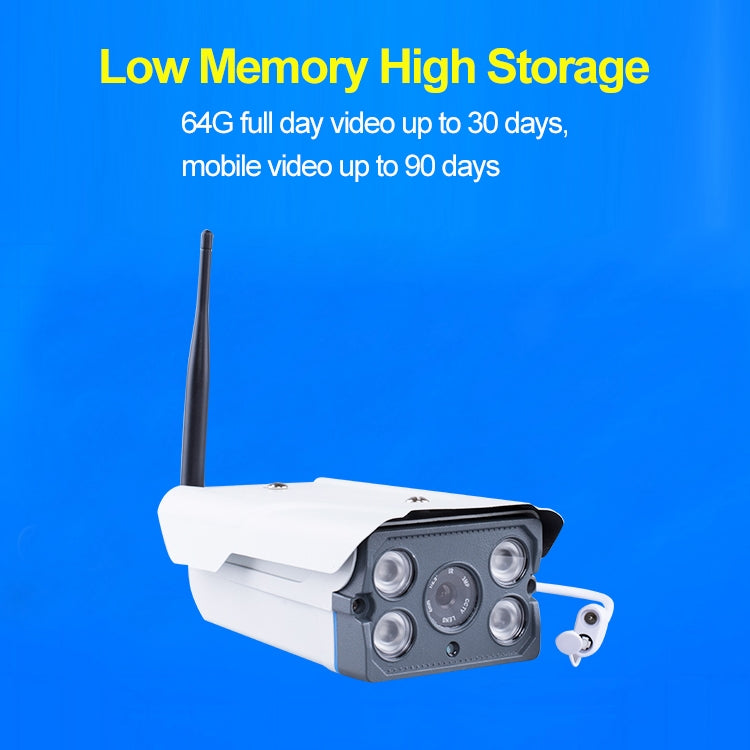 J-01100 กล้อง IP ไร้สายอัจฉริยะ Wifi 1.0MP รองรับการตรวจจับการเคลื่อนไหวและการมองเห็นกลางคืนแบบอินฟราเรดและการ์ด TF (สูงสุด 64GB), J-01100