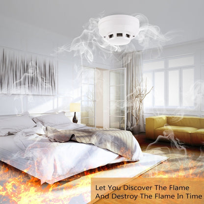 เครื่องตรวจจับควันโฟโตอิเล็กทริคพร้อมไฟ LED สีแดง