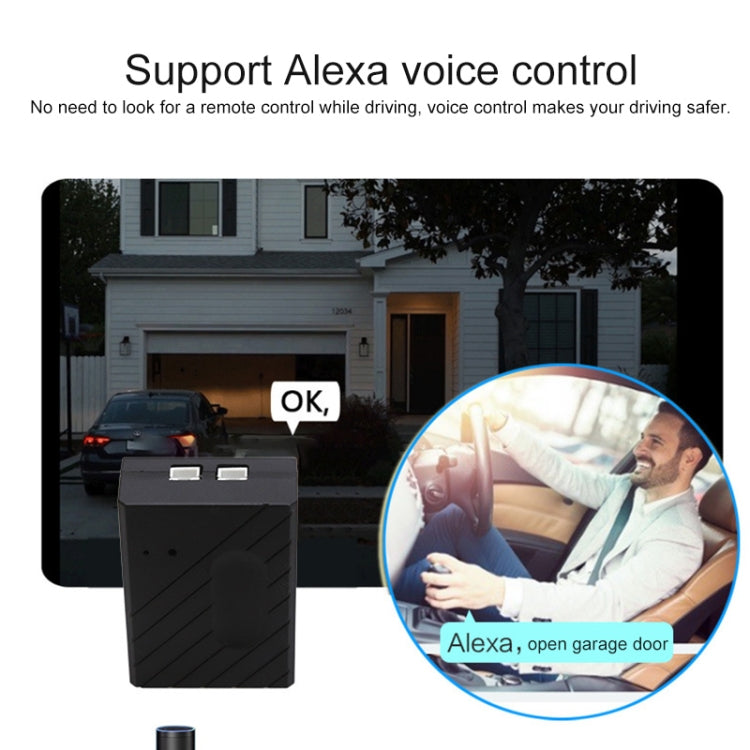 DY-CK400A สวิตช์ประตูโรงรถไร้สาย WiFi รีโมทคอนโทรล, รองรับ Alexa Voice Control & APP Control & การแชร์หลายคน