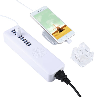 Mult-Port Security HUB + โทรศัพท์มือถือขาตั้งสัญญาณกันขโมยพร้อมรีโมทคอนโทรลสำหรับโทรศัพท์มือถือที่มีพอร์ต Micro-USB, Micro USB Port