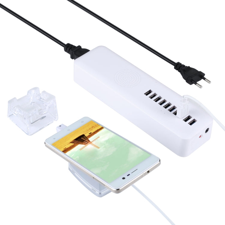 Mult-Port Security HUB + โทรศัพท์มือถือขาตั้งสัญญาณกันขโมยพร้อมรีโมทคอนโทรลสำหรับโทรศัพท์มือถือที่มีพอร์ต Micro-USB, Micro USB Port