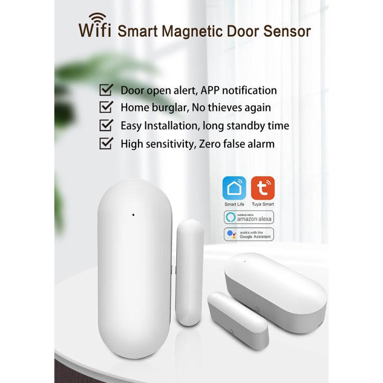 PB-69W WIFI สมาร์ทเซ็นเซอร์แม่เหล็กประตูและหน้าต่างไร้สาย, PB-69W