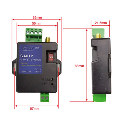 GA01P มินิสมาร์ทปิด GSM SMS โทรศัพท์โมดูลปลุก, GA01P