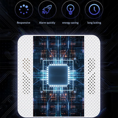 XY-S510COM เครื่องตรวจจับสัญญาณเตือนภัยแบบผสมคาร์บอนมอนอกไซด์แบบ 2 ใน 1 ไม่รวมแบตเตอรี่
