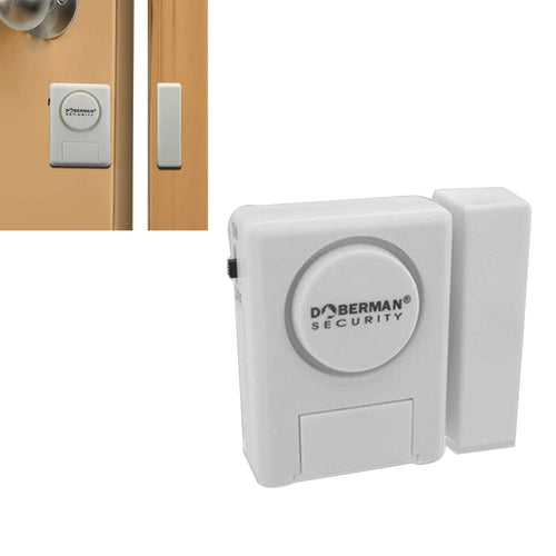 DOBERMAN SE-0119 ครัวเรือน Anti-Theft รีโมทคอนโทรลไร้สายประตู Magnetic Sensor ALARM, SE-0119