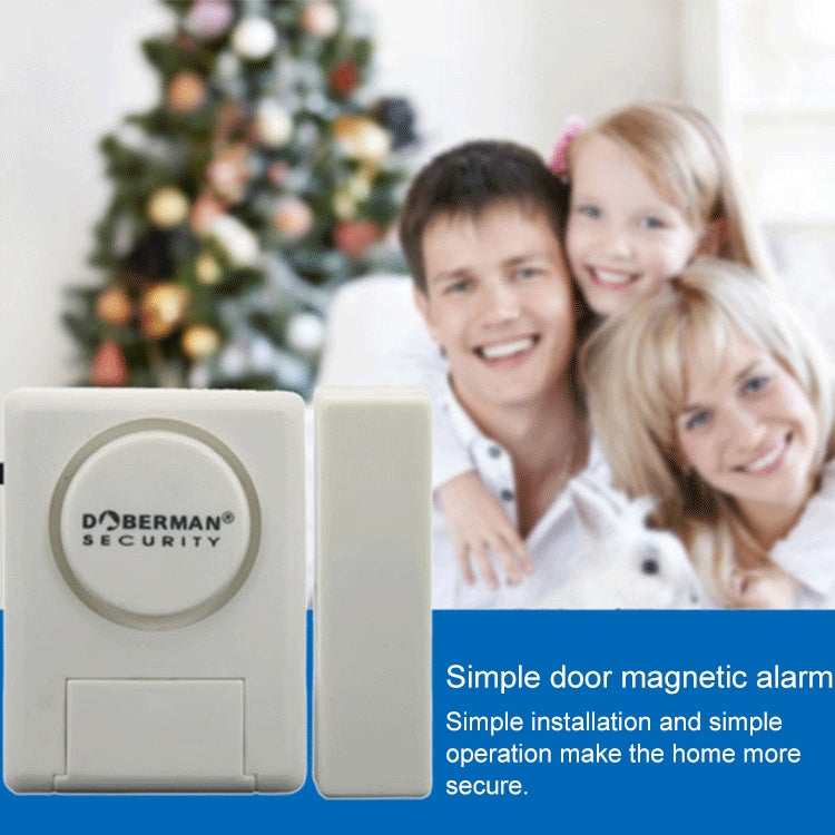 DOBERMAN SE-0119 ครัวเรือน Anti-Theft รีโมทคอนโทรลไร้สายประตู Magnetic Sensor ALARM, SE-0119