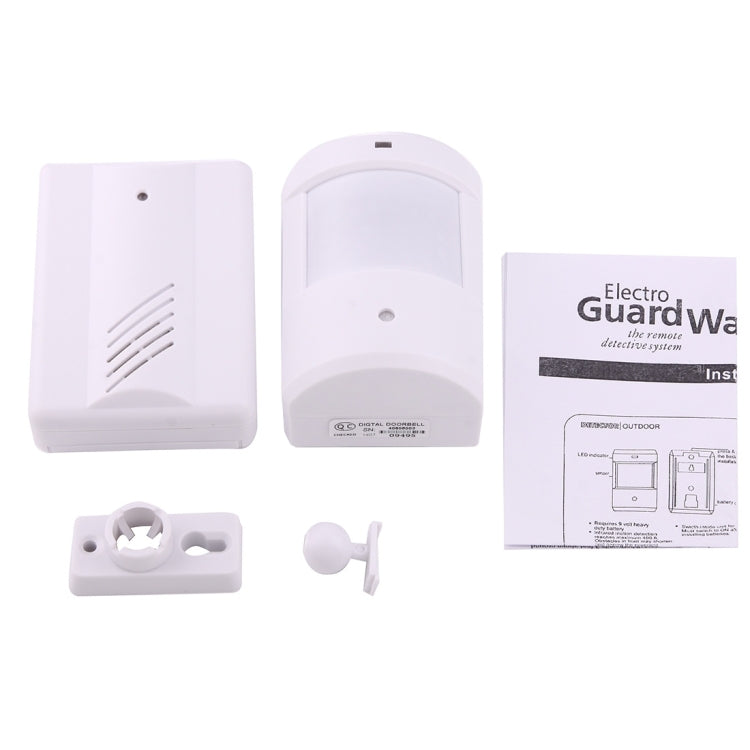 YF-0155 Good Safe Wireless Electro Guard นาฬิกา ชุดระบบนักสืบระยะไกลสำหรับโฮมออฟฟิศ, ตัวรับสัญญาณ 1 ตัว + เครื่องตรวจจับ 1 ตัว, YF-0155