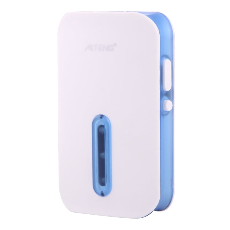 AITENG V017G ออดไร้สายแบบไม่มีแบตเตอรี่กันน้ำ, ตัวรับสัญญาณ 1 ตัว + เครื่องส่งสัญญาณ 1 ตัว, ระยะรับสัญญาณ: 130 ม., ปลั๊ก US, V017G