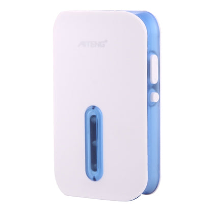 AITENG V017G ออดไร้สายแบบไม่มีแบตเตอรี่กันน้ำ, ตัวรับสัญญาณ 1 ตัว + เครื่องส่งสัญญาณ 1 ตัว, ระยะรับสัญญาณ: 130 ม., ปลั๊ก US, V017G