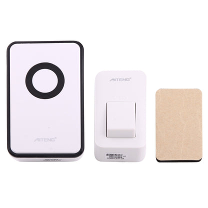 AITENG V018G ออดไร้สายแบบไม่มีแบตเตอรี่กันน้ำ, ตัวรับสัญญาณ 1 ตัว + เครื่องส่งสัญญาณ 1 ตัว, ระยะรับสัญญาณ: 130 ม., ปลั๊ก US, V018G