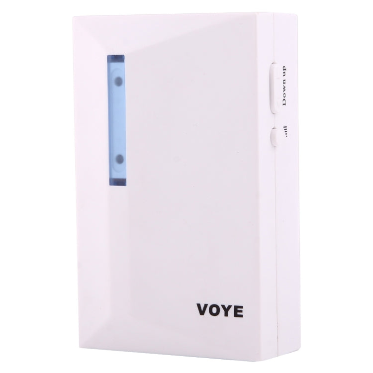 VOYE V015F2 ออดบ้านเพลงอัจฉริยะไร้สายพร้อมตัวรับสัญญาณคู่ระยะการควบคุมระยะไกล: 120 ม. (เปิดโล่ง), V015F2