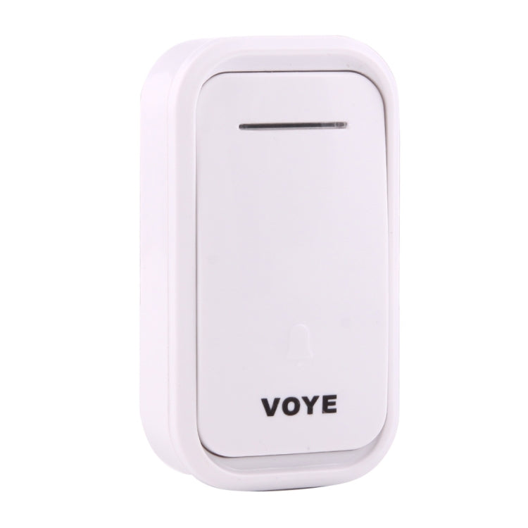 VOYE V015F2 ออดบ้านเพลงอัจฉริยะไร้สายพร้อมตัวรับสัญญาณคู่ระยะการควบคุมระยะไกล: 120 ม. (เปิดโล่ง), V015F2