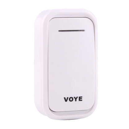 VOYE V015F2 ออดบ้านเพลงอัจฉริยะไร้สายพร้อมตัวรับสัญญาณคู่ระยะการควบคุมระยะไกล: 120 ม. (เปิดโล่ง), V015F2