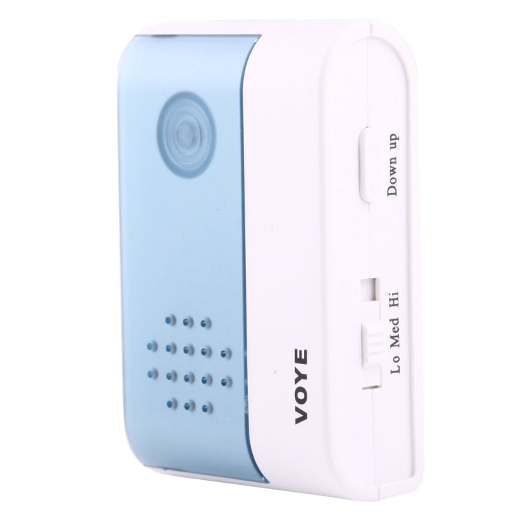 VOYE V004B2 ออดบ้านเพลงอัจฉริยะไร้สายพร้อมตัวรับสัญญาณคู่ระยะการควบคุมระยะไกล: 120 ม. (เปิดโล่ง), V004B2