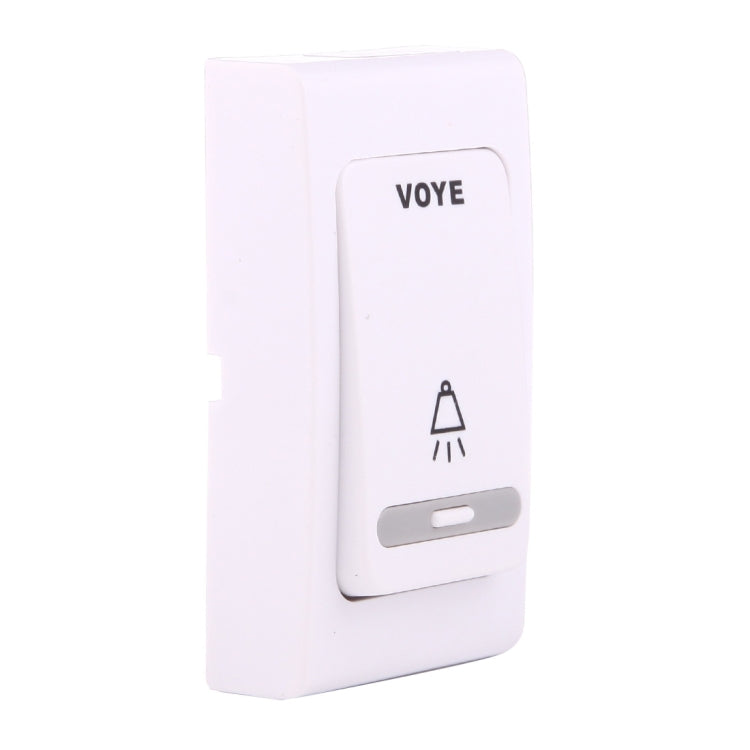 VOYE V004B2 ออดบ้านเพลงอัจฉริยะไร้สายพร้อมตัวรับสัญญาณคู่ระยะการควบคุมระยะไกล: 120 ม. (เปิดโล่ง), V004B2