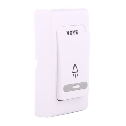 VOYE V004B2 ออดบ้านเพลงอัจฉริยะไร้สายพร้อมตัวรับสัญญาณคู่ระยะการควบคุมระยะไกล: 120 ม. (เปิดโล่ง), V004B2