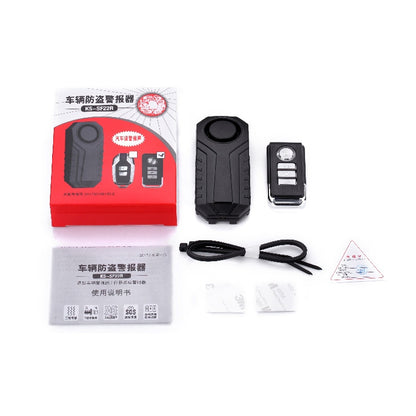 KS-SF22R IP55 กันน้ำไร้สาย 113dB การสั่นสะเทือนเซ็นเซอร์กันขโมยปลุกพร้อมรีโมทคอนโทรลสำหรับรถยนต์/จักรยาน/รถจักรยานไฟฟ้า, KS-SF22R