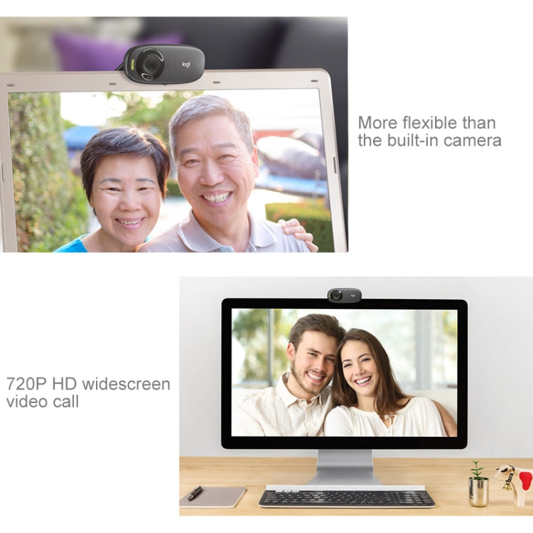 Logitech HD Webcam C310 การสนทนาผ่านวิดีโอ HD 720p ที่ง่ายและชัดเจน